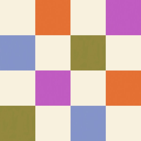 Vibrant Checkerboard Delight