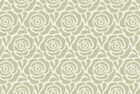 Blooming roses pattern light sage ταπετσαρία