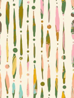 Colorful dripping lines earthy sorbet colors carta da parati