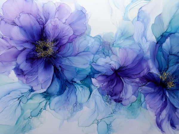 Mystical Violet Blooms