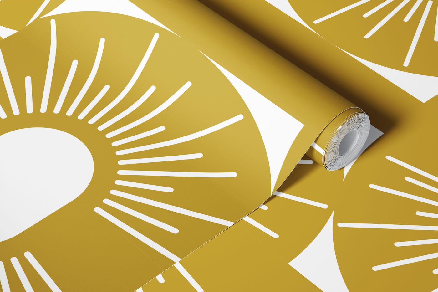 Radiant Retro Circles wallpaper roll