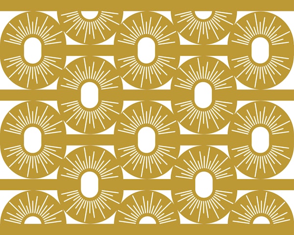 Radiant Retro Circles