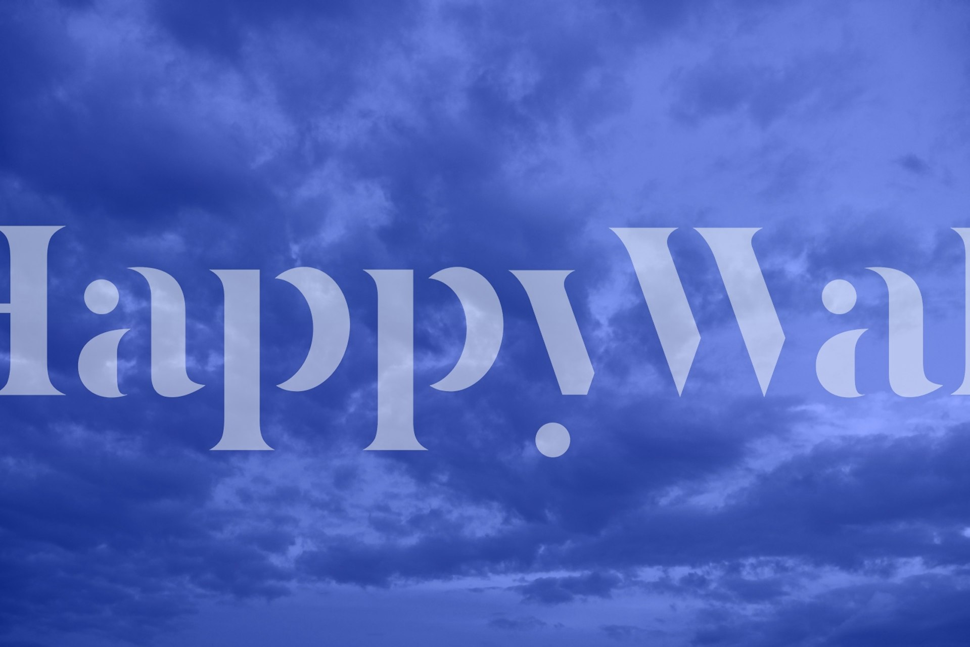 Carta da parati nuvole da sogno in una stanza