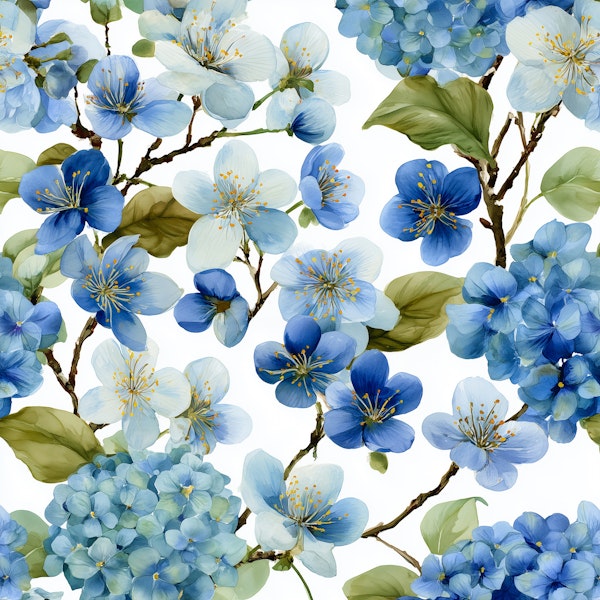 Blue Blossom Harmony