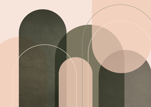 Olive Green Peach Harmony