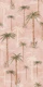 Palm Springs watercolor palm trees clay pink