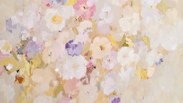 Pastel Blossom Canvas