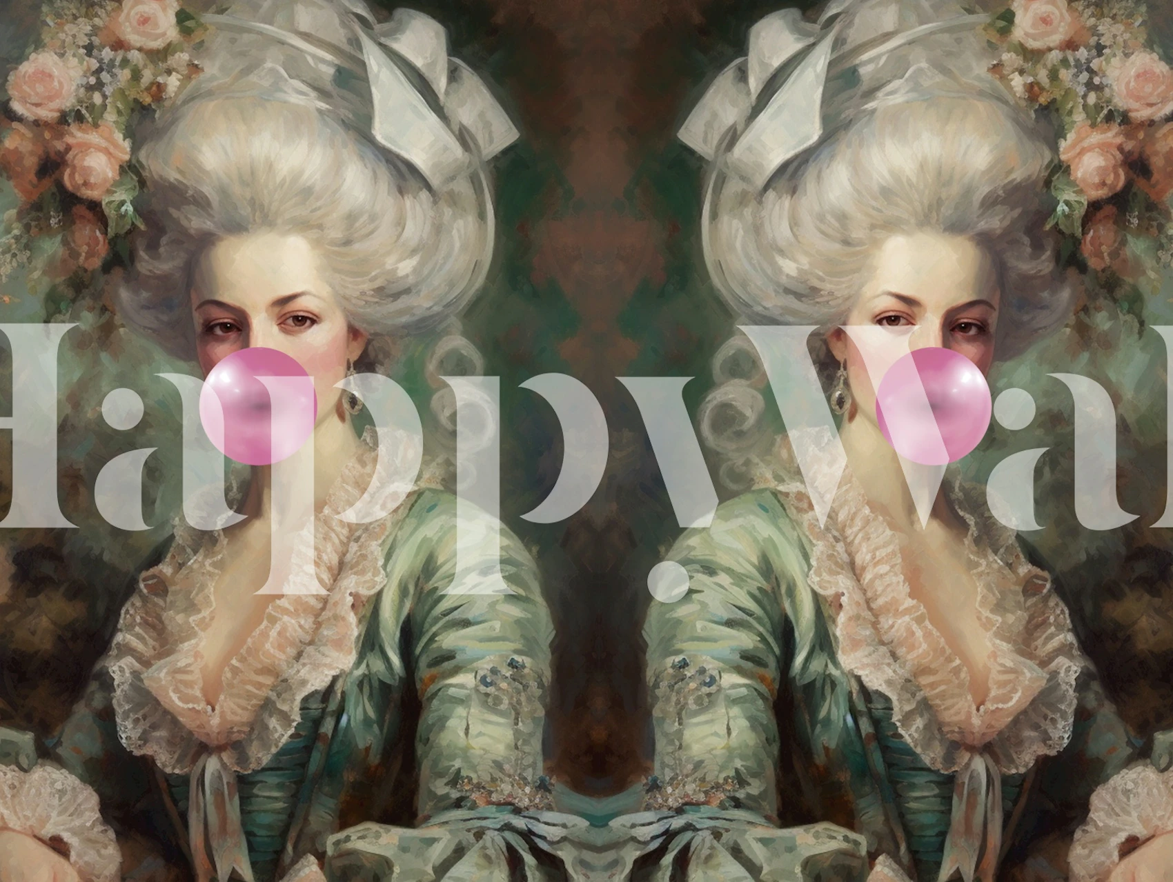 Regal Bubblegum Twist tapeta u sobi