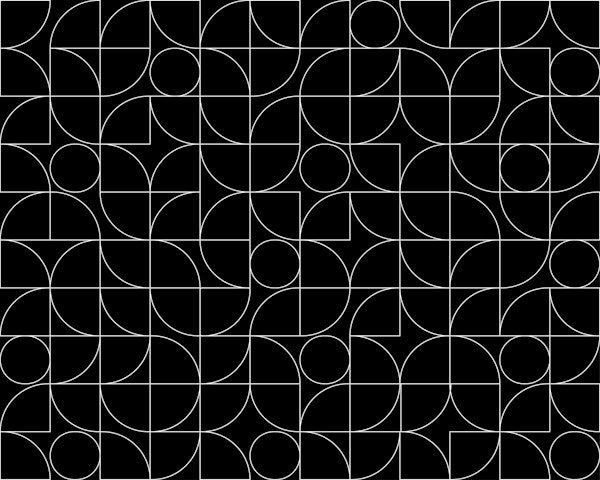 Geometric Monochrome Design