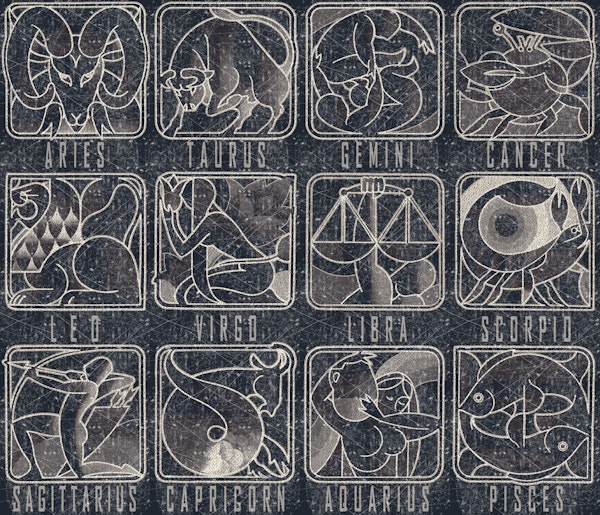 Astrology Chalkboard Art