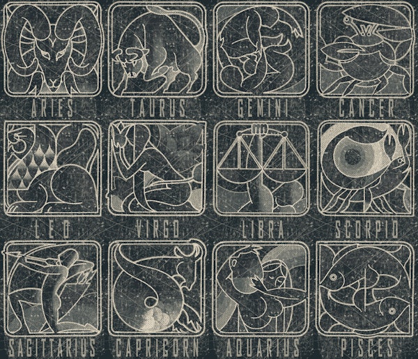 Astrology Chalkboard Art 02