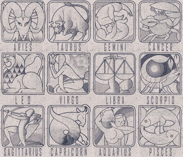 Astrology Chalkboard Art 03