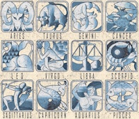 Astrology Chalkboard Art 05 ταπετσαρία