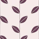 Leaf Elegance Plum Purple Beige