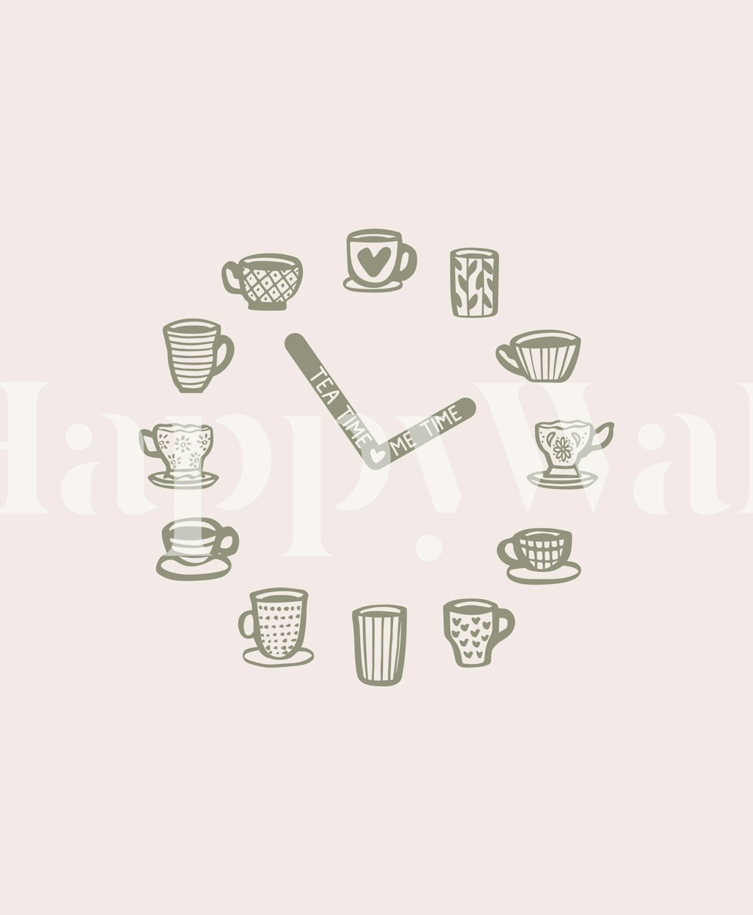 Tea Lovers Time Me Time wallpaper with tea cups