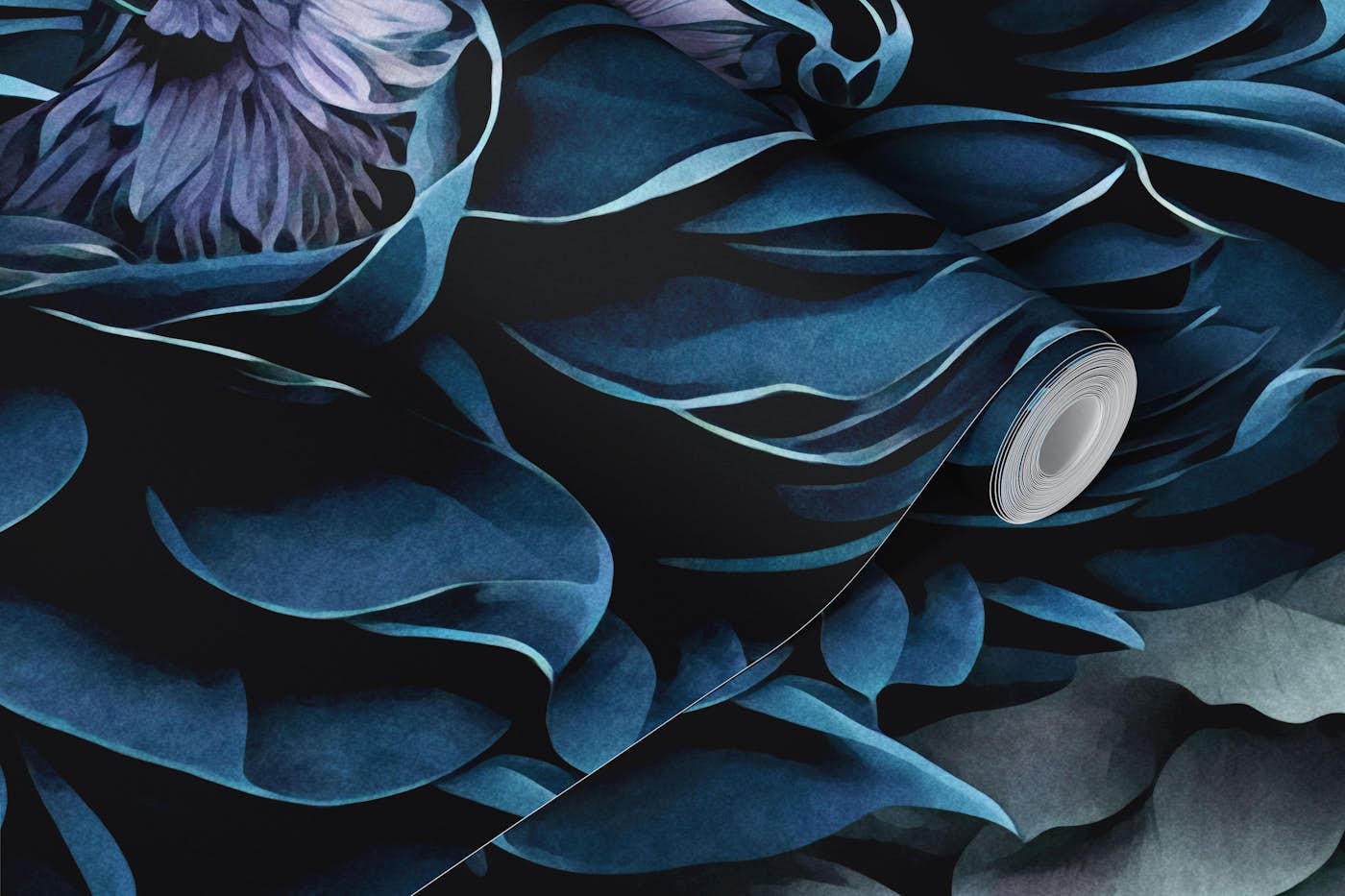 Renaissance Vibes Moody Opulent Flowers wallpaper roll