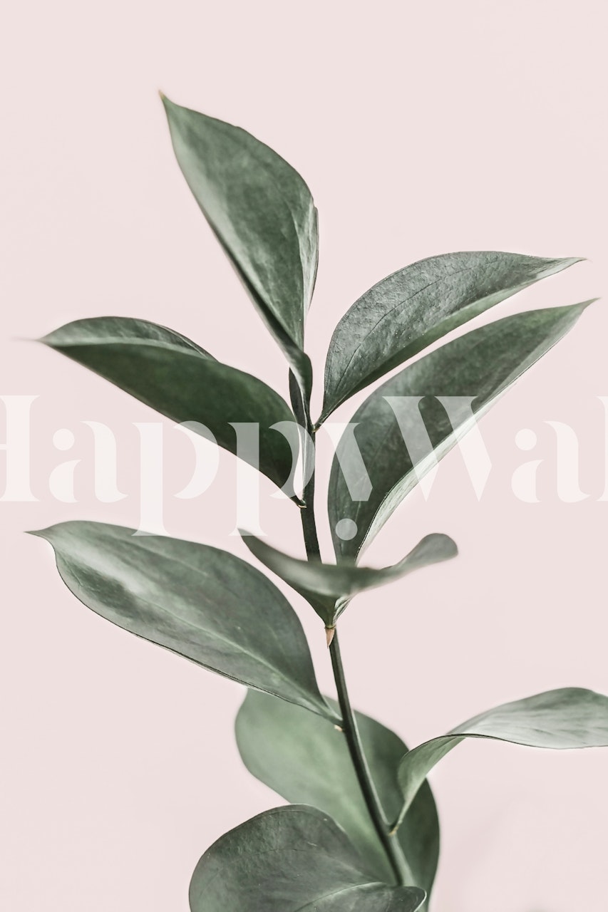 Serene Green Leaf Art dans une pièce