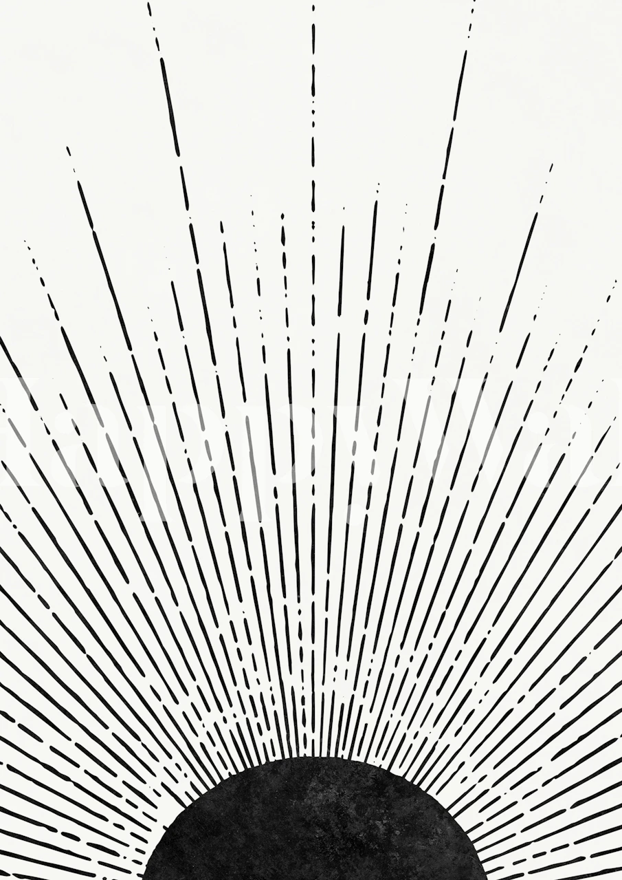 Design tapety Burst v místnosti