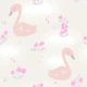 Pretty Swans - Light Background