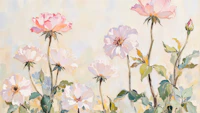 Peony Meadow Dream tapet