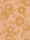 Peonies and stripes in terra cotta
