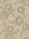 Peonies and stripes in sage green