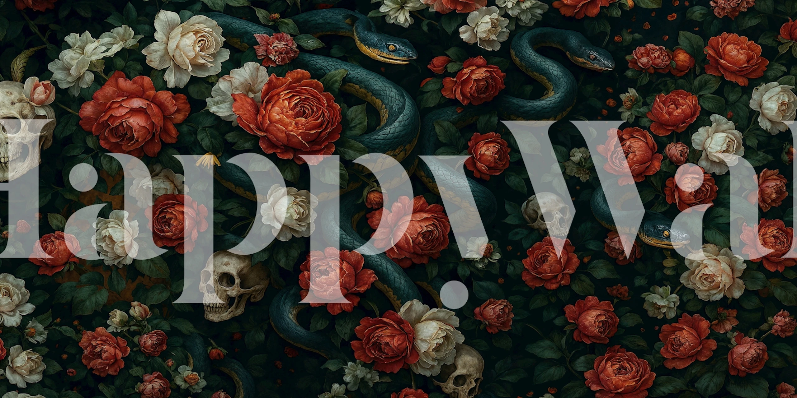 Papel de parede Venom & Silence em um quarto