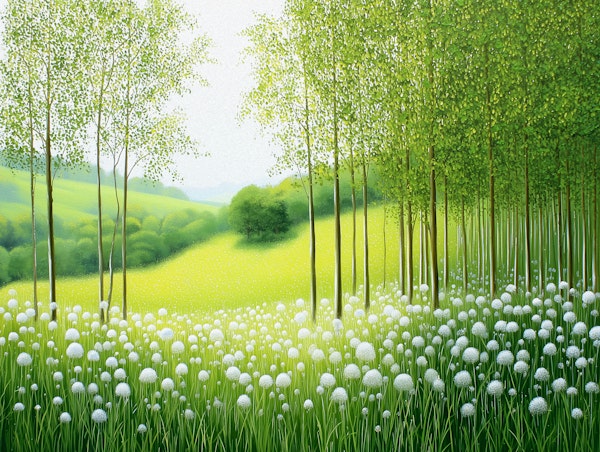 Tranquil Forest Meadow