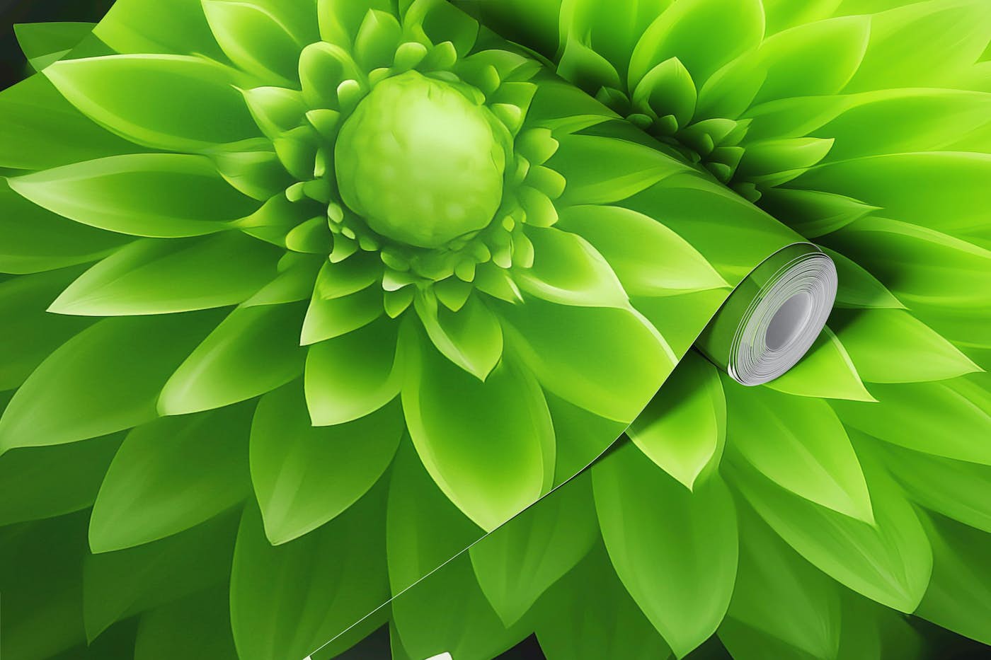 Bold Dahlia Bloom wallpaper roll