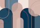 Elegant Arches Blue Tones