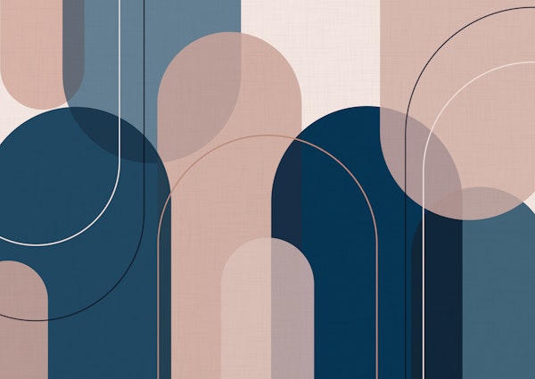 Elegant Arches Blue Tones