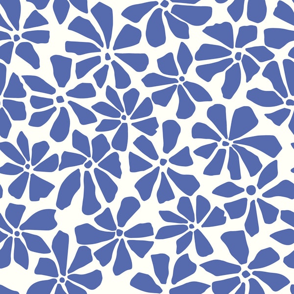 Vibrant Blue Blossoms