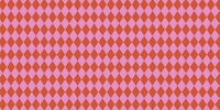 Bold Harlequin Losanges - Red and Pink tapetit