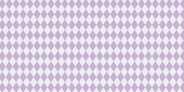 Bold Harlequin Losanges - Lilac Lavender