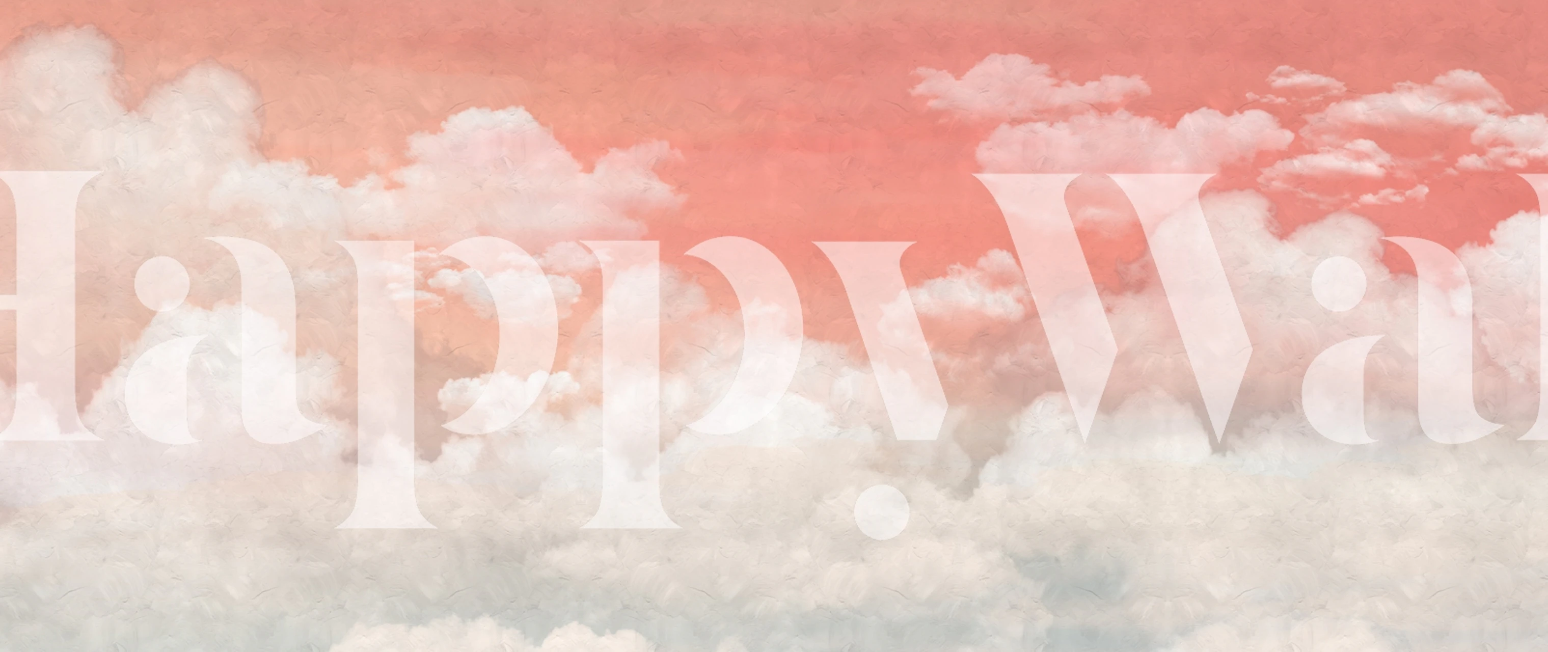 Dreamy cotton sky mural wallpaper in interior