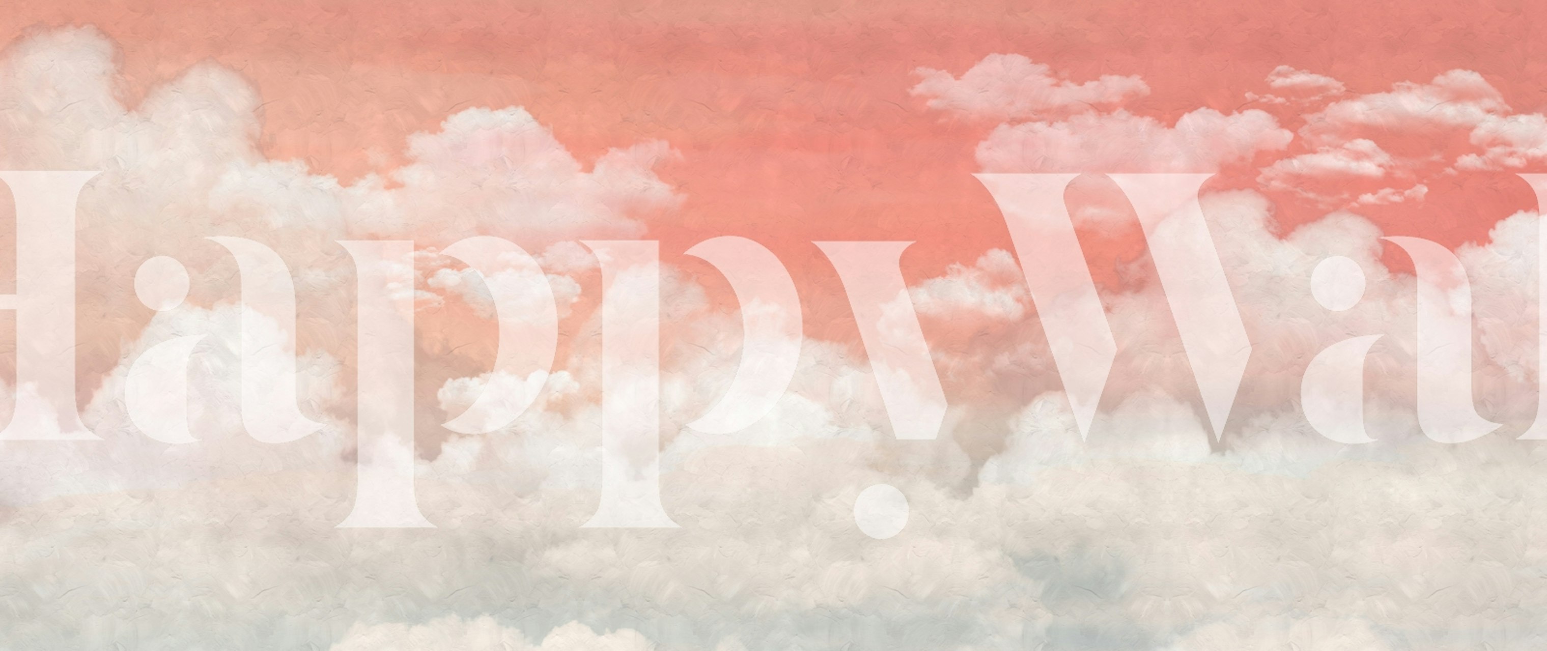 Dreamy cotton sky mural Tapete im Innenraum