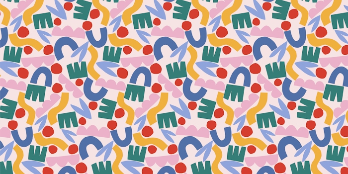 Playful Abstract Shapes - Kids Multicolor