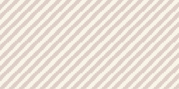 Retro Diagonal Stripes - Beige and Cream