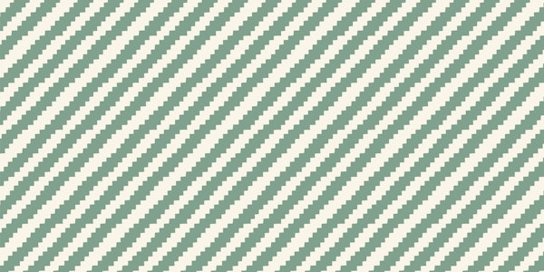 Retro Diagonal Stripes - Sage Green