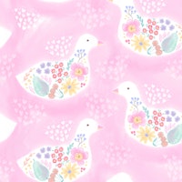 Floral Duck - Large Scale ταπετσαρία