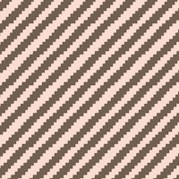 Retro Diagonal Stripes - Brown and Soft Pink ταπετσαρία