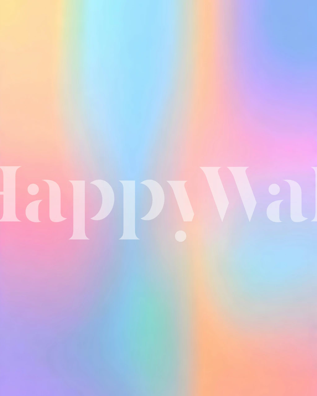 Iridescent soft gradient wallpaper in pastel colors