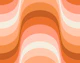 Groovy Orange Waves