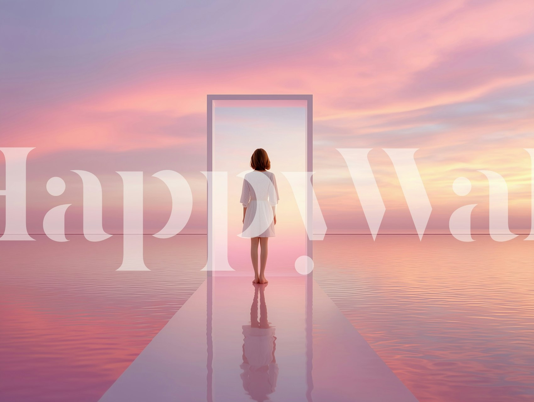 Mystical Door to Sunset tapeta v pokoji