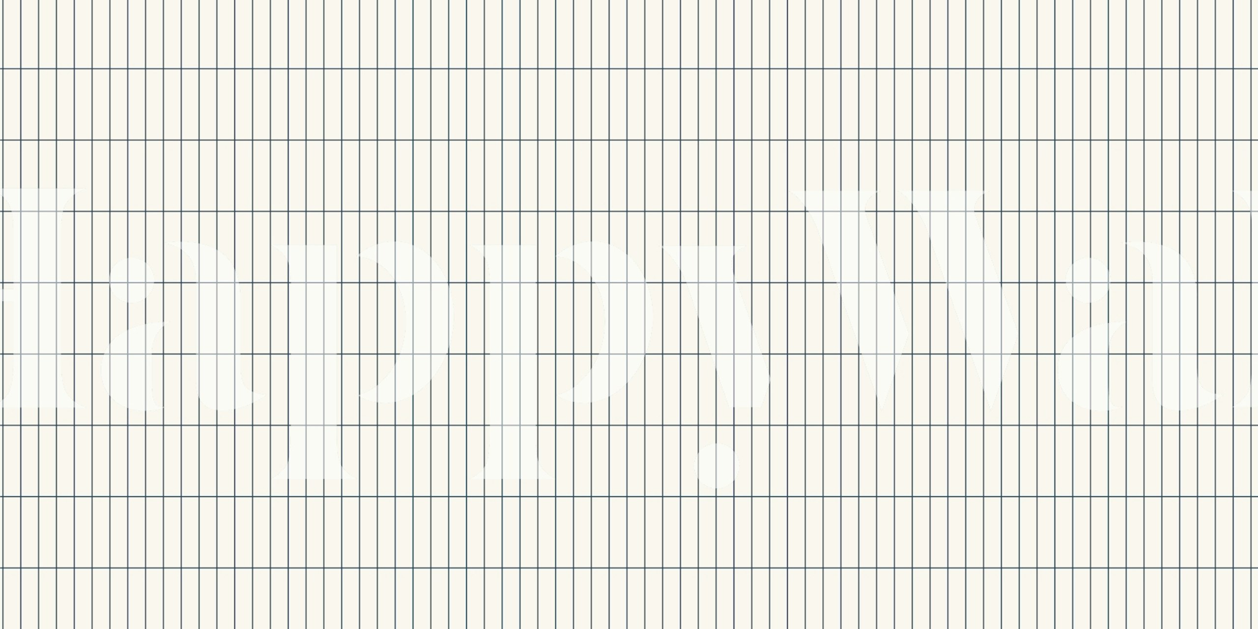 Deep teal grouts narrow tiles wallpaper in a room