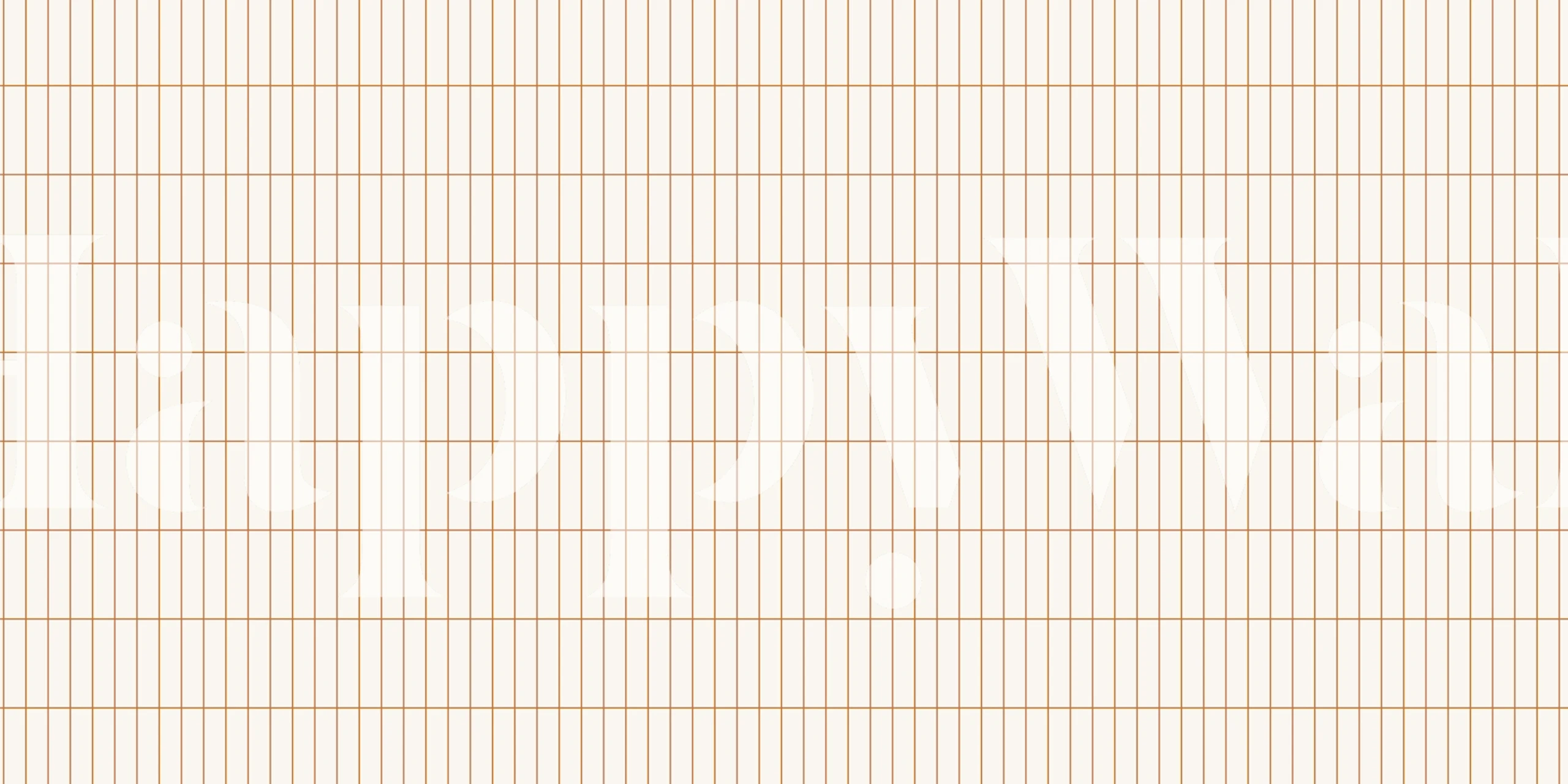 Narrow Tiles Grid wallpaper in a room