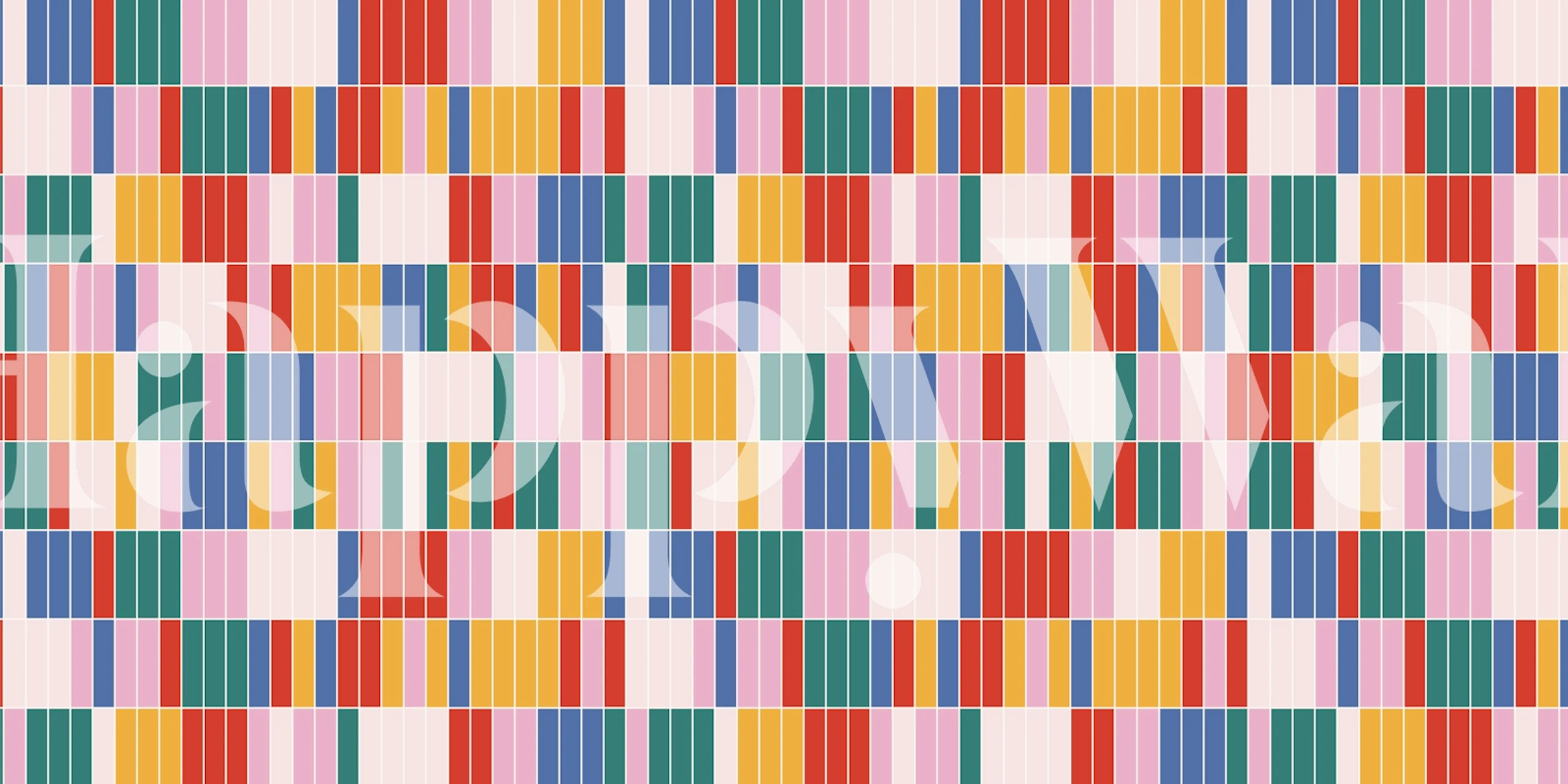 Tapet med Bold Colours i rummet