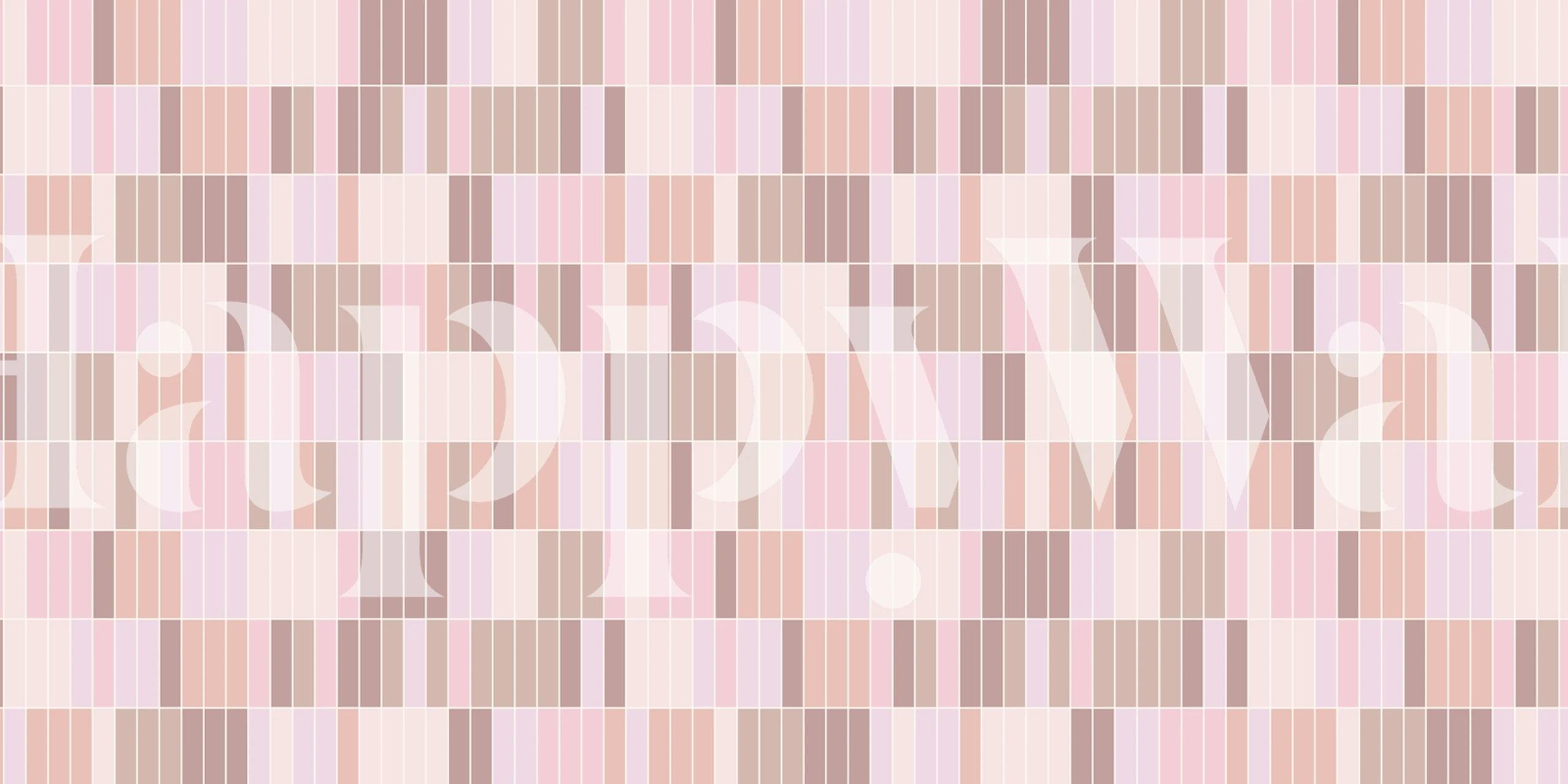 Umirujući uzorak pločica tapeta u sobi