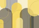 Elegant Arches Yellow Taupe