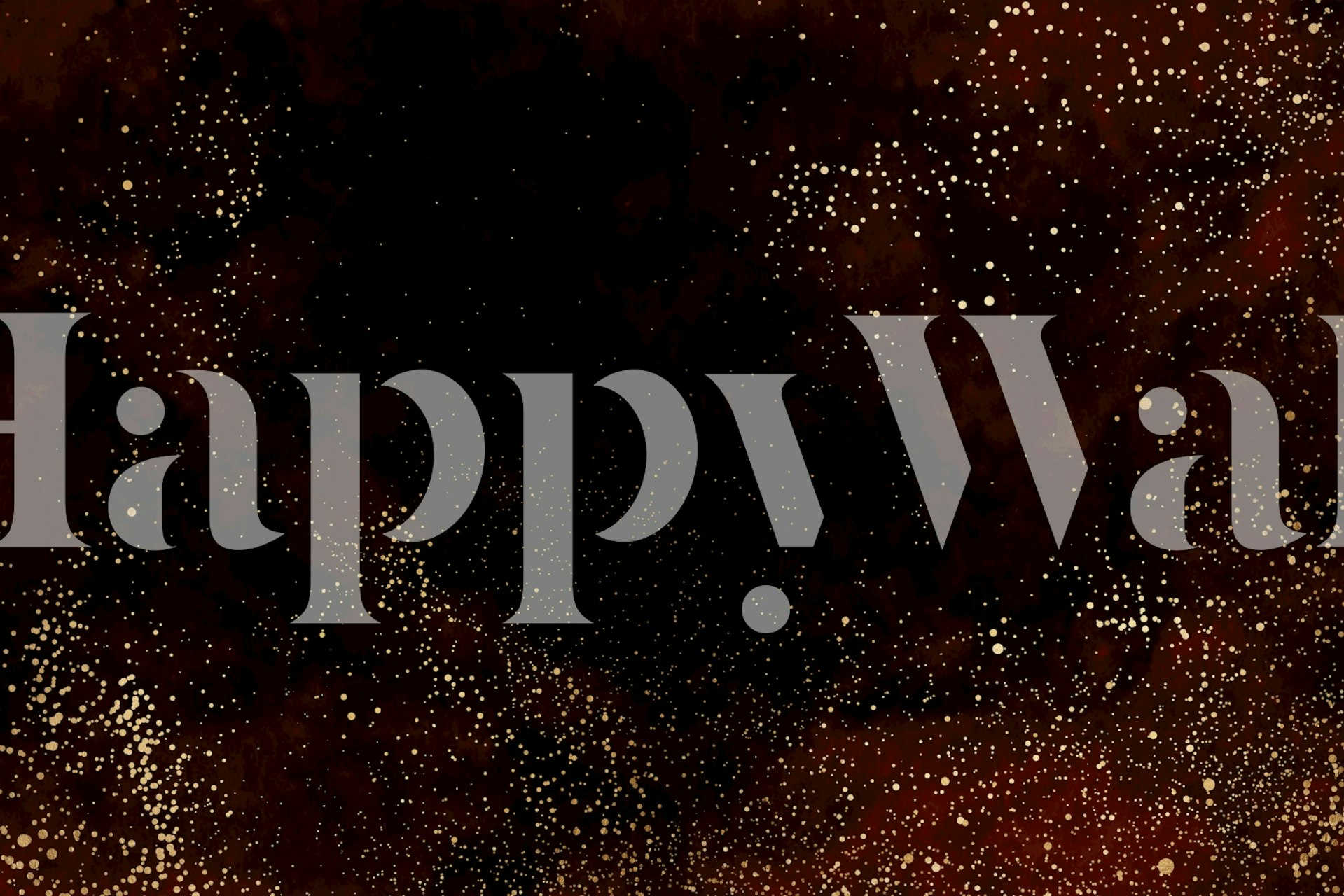 Galaxy Red wallpaper in a modern interior